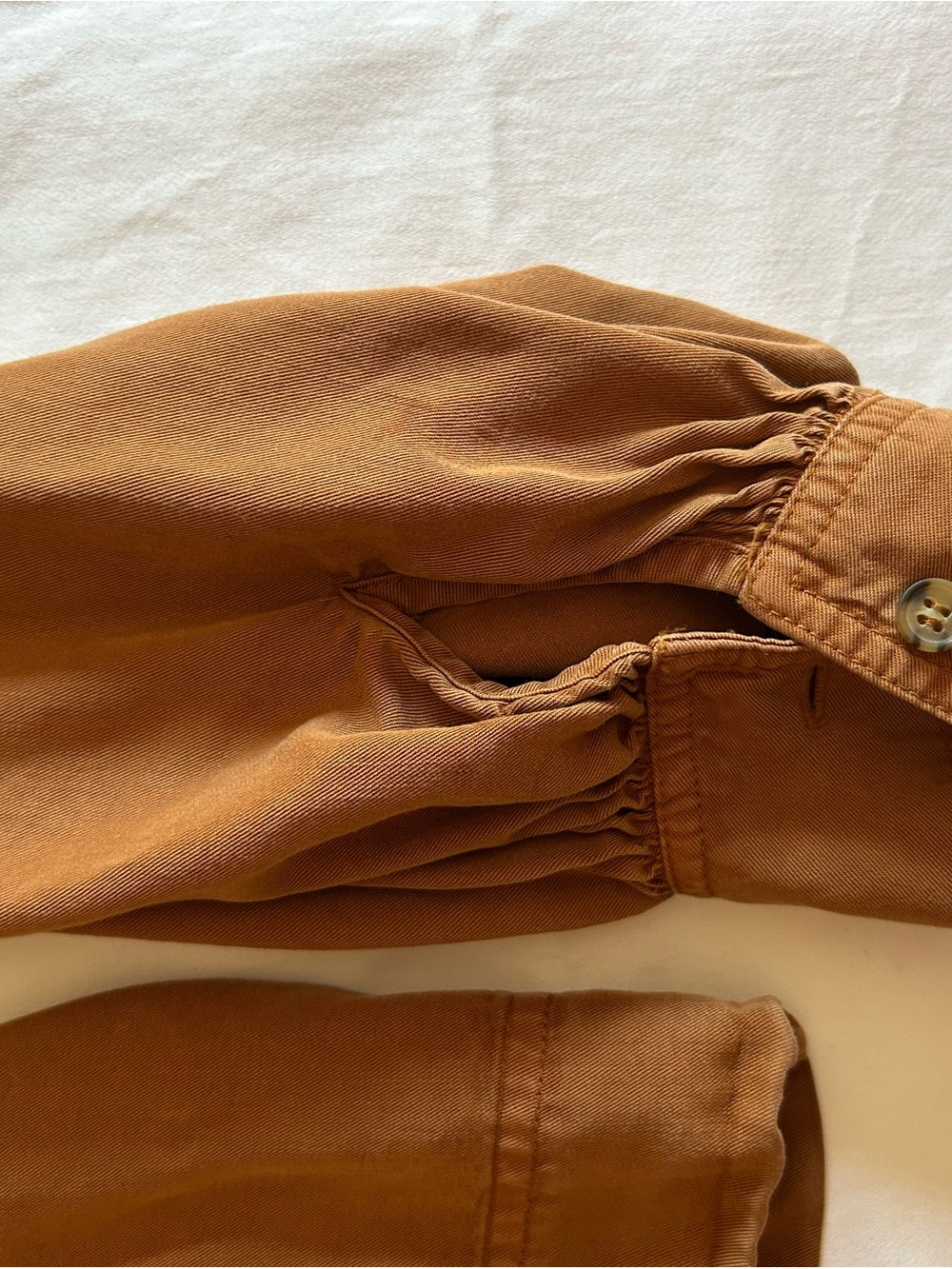Topshop Rust-Brown Button Up - Picture 5 of 5